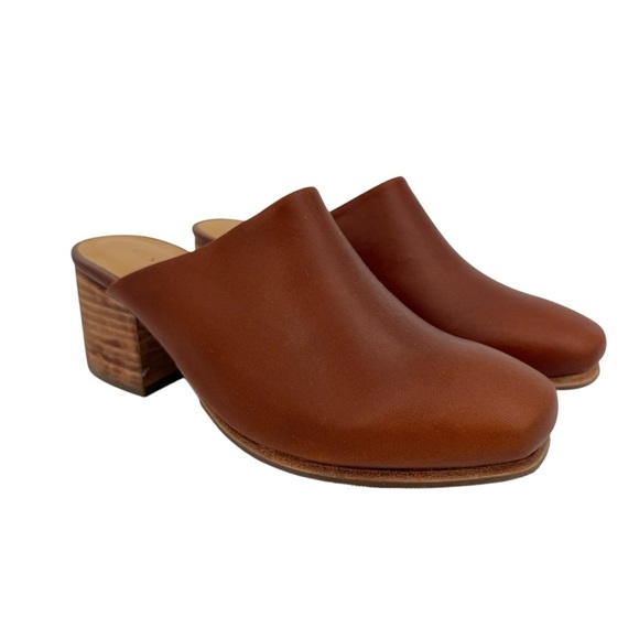 Nisolo Al-Day Heeled Mule in Brandy Size 5 - Picture 2 of 9
